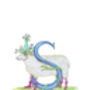 L Is For Llama Alphabet Art Print, thumbnail 9 of 12
