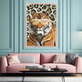 Custom Leopard Print Tiger Animal Art, thumbnail 1 of 7