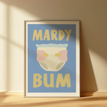 Mardy Bum Kids Lyric Typography Print, 2 of 4
