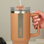 Personalised Name Extra Large Travel Cup With Handle, thumbnail 5 of 7