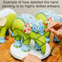 Tara Hand Painted 30cm Elephant Supporting Conservation, thumbnail 9 of 10