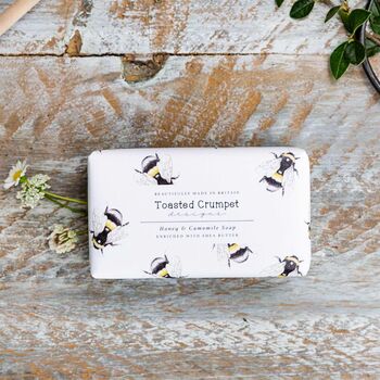 British Made Honey And Camomile Soap, 2 of 3