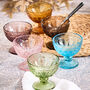 Set Of Six Roselle Footed Bowls, thumbnail 1 of 5