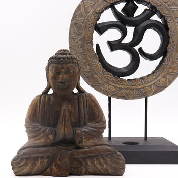 Buddha Feng Shui Set Om Grey And Black, 6 of 6