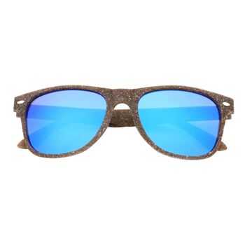 Aqua Reflection Coffee Polarised Sunglasses By Runesilk, 3 of 5