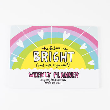 The Future Is Bright Weekly Planner Notepad, 4 of 4