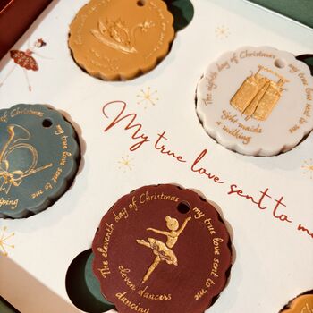 The Twelve Days Of Christmas Luxury Festive Wax Melt Gift Box Set Of 12 Advent, 6 of 12