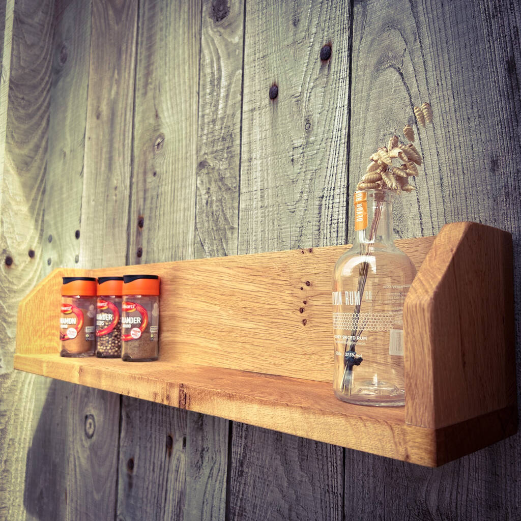 Personalsied Oak Kitchen Shelf Cut To Size By Grain Designs Personalsied Oak Kitchen Shelf Cut To Size By Grain Designs