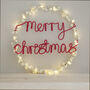 Merry Christmas Wreath Light, thumbnail 5 of 12