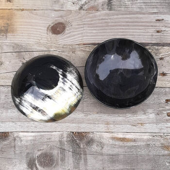 Natural Polished Light Horn Nibbles Trinket Bowls, 3 of 3
