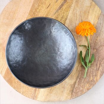 Large Hammered Steel Bowl For 11th Anniversary, 6 of 10