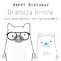 Birthday Bear Grandpa Greeting Card, thumbnail 4 of 4