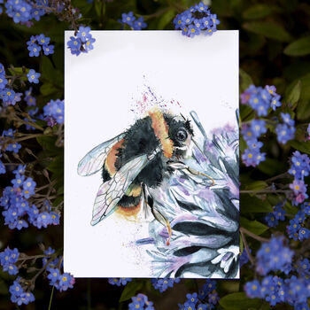 Inky Bumblebee Postcards, 4 of 7