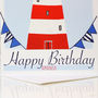 Personalised Lighthouse Family Birthday Card, thumbnail 4 of 9