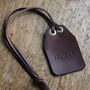 Personalised Leather Luggage Tag, thumbnail 4 of 7