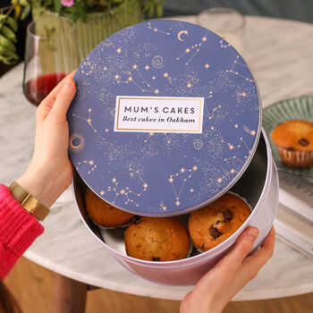 Personalised Stars Cake Baking Tin Gift For Her, 7 of 8