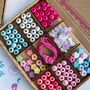 Personalised Butterfly And Flower Wooden Bead Making Kit, thumbnail 1 of 9