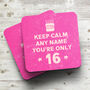 Personalised Mug 'Keep Calm 16th Birthday', thumbnail 6 of 6