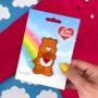 Classic Care Bears Tenderheart Bear Sew On Patch, thumbnail 1 of 2