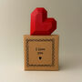 I Love You Tiny Little Gifts Geometric Heart, thumbnail 1 of 4