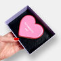 Personalised Pink Heart Letterbox Cookie, thumbnail 3 of 9