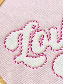 Love Embroidery Hoop Kit, 3 of 3