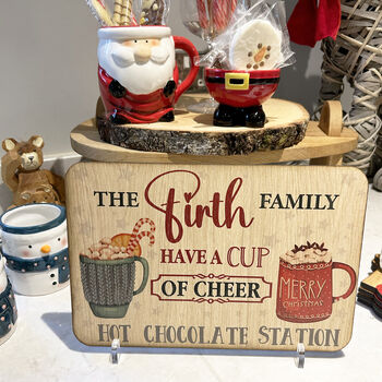 Personalised Hot Chocolate Station Sign, 5 of 12