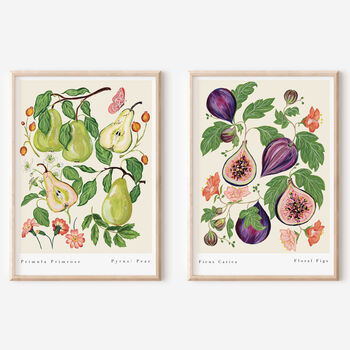 Floral Figs Art Print, 4 of 5