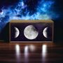 Wooden Light Box Night Light Moon Phases, thumbnail 1 of 6