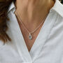 Natural Aquamarine Pendant Necklace, thumbnail 2 of 3