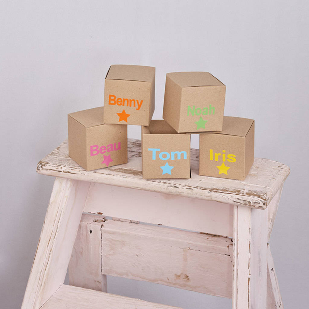 Personalised Party Boxes By Pink Biscuits