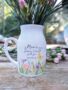 Personalised Small Milk Jug Style Mum, Mom, Mummy Vase, thumbnail 1 of 3