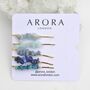 Crystal Gemstone Hairslides Set Of Five Choice Of Crystals, thumbnail 2 of 7