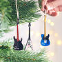 Personalised Guitar Christmas Tree Decoration, thumbnail 1 of 7
