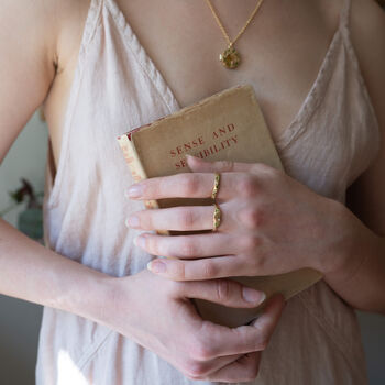 Four Leaf Clover And Pearl Signet Ring, 4 of 5