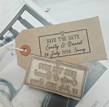 Wedding Save The Date Stamp, 2 of 2