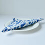 Blue And White Cotton Napkins, Seabreeze, thumbnail 4 of 4