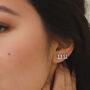 Laila 11:11 Stud Earrings | 925 Sterling Silver, thumbnail 2 of 8