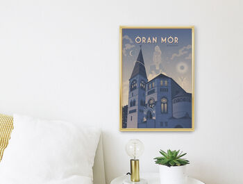 Oran Mor Glasgow Travel Poster Art Print, 2 of 8