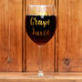 Wording Wine Glass, thumbnail 3 of 9