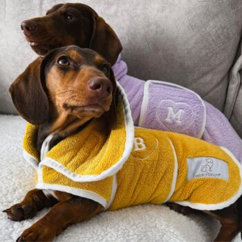 Personalised Luxury Dog Drying Coat, 9 of 12