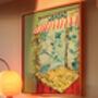 Lemon Market Stall Illustrated Art Print, thumbnail 6 of 6
