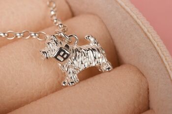 Personalised Westie Silver Chain Bracelet, 2 of 8