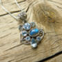 Labradorite And Blue Topaz Delilah Pendant, thumbnail 3 of 11