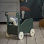 Beechwood Baby Walker In Bottle Green, thumbnail 1 of 2