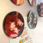 Father's Day Set Of Five Round Photo Magnets, thumbnail 2 of 3