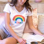 Personalised Rainbow Women's Pyjamas, thumbnail 2 of 6