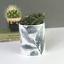 Personalised Leaf Print Ceramic Pot, thumbnail 4 of 11