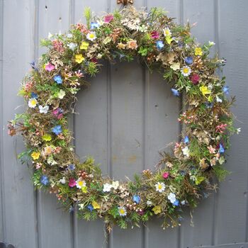 Spring Summer Wildflower Meadow Wreath, 2 of 6