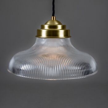 Glass Ribbed Pendant Light, 2 of 3